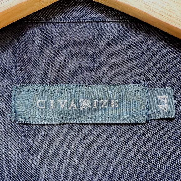 Civarize Jacket Womens Japanese 44 US S Black Military Rock Concert Streetwear - Picture 2 of 8